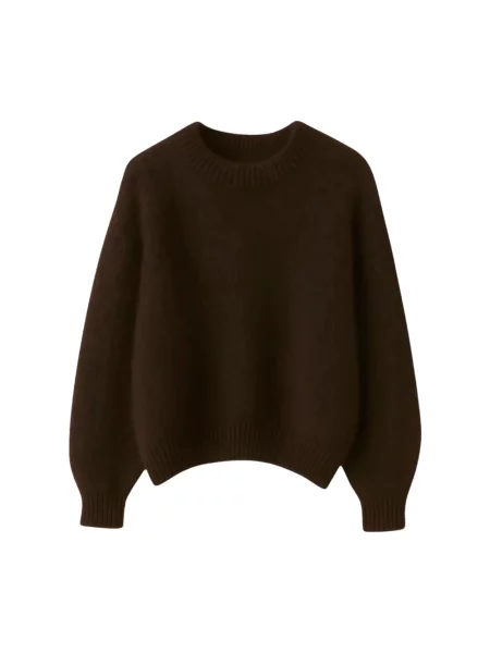 Moherowy sweter Opal Studio brązowy