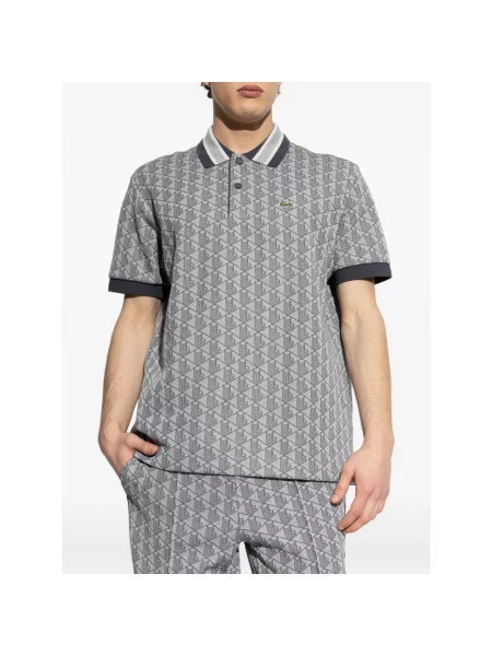 Lacoste polo szara