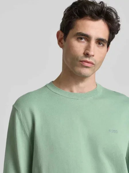 BOSS sweter Upacas-L zielony