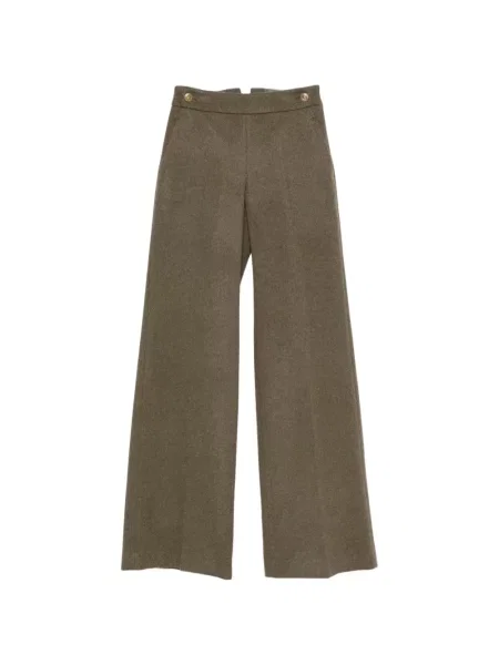 Pantaloni Ermanno Scervino cu cataramă verde