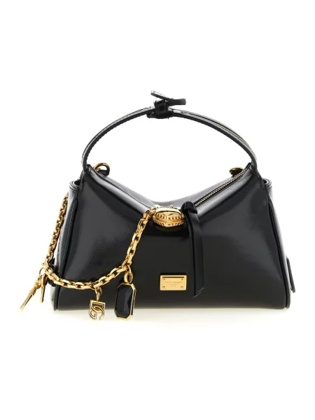 Torebka Dolce And Gabbana skórzana czarna