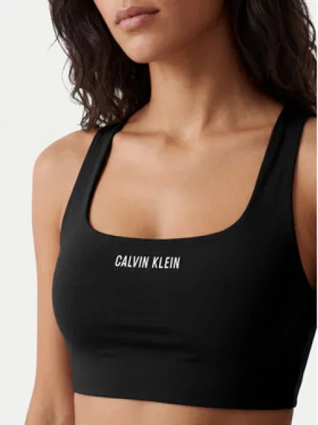 Calvin Klein Performance Špotni nedrček črna