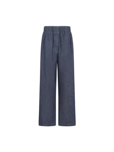 Spodnie Jil Sander niebieskie