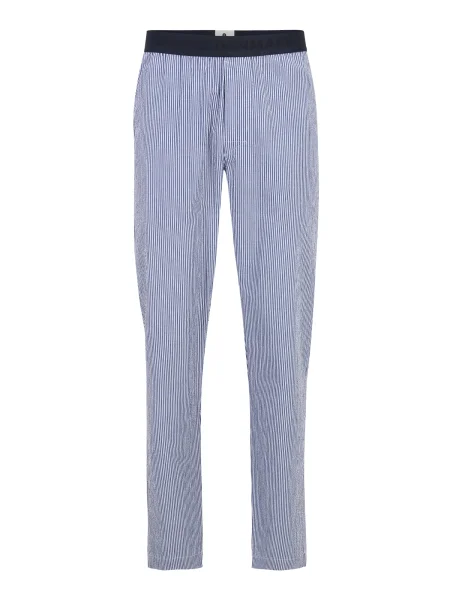 JBS OF DENMARK Pantaloni de pijama bleumarin alb