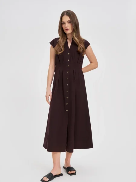 Rochie midi Marisse până la genunchi de costum