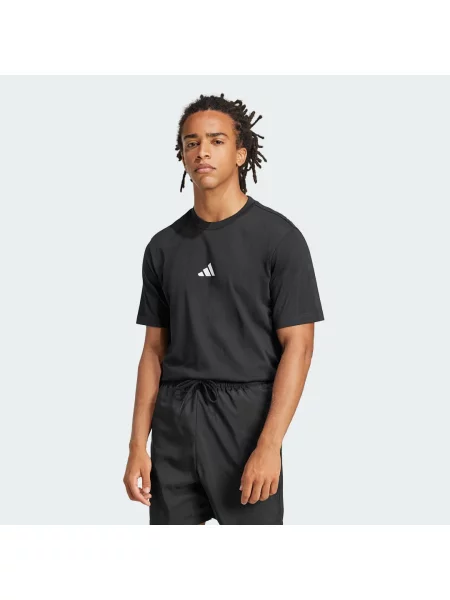Koszulka Essentials Small Logo Single Jersey czarna