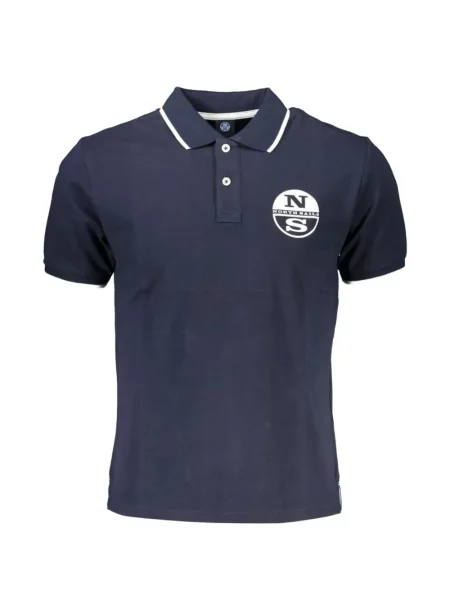 Tricou polo North Sails cu imagine albastru