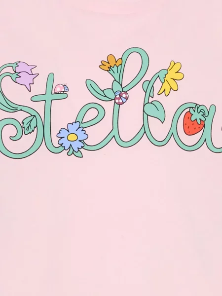 Koszulka dziecięca Stella Mccartney różowa
