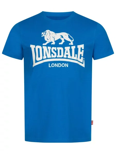 LONSDALE Tricou azur alb