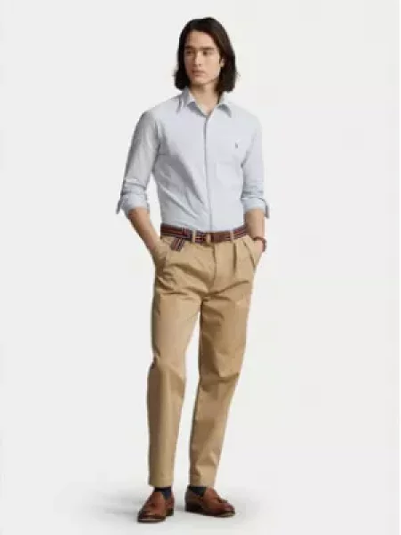 Polo Ralph Lauren Košile Světle Custom Fit modrá