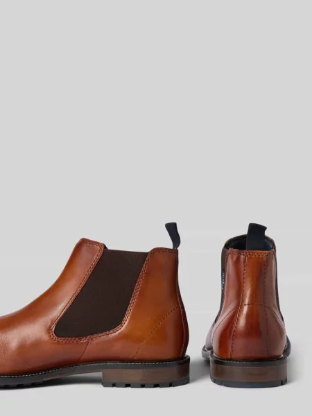 Buty chelsea z naturalnej skóry model Bonifacio' Bugatti