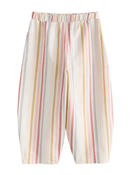 Next Pantaloni ecru / șofran / mov pastel / roz galben
