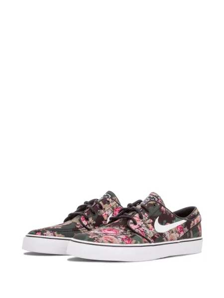 Sneakerși Nike Air Force cu model floral verde