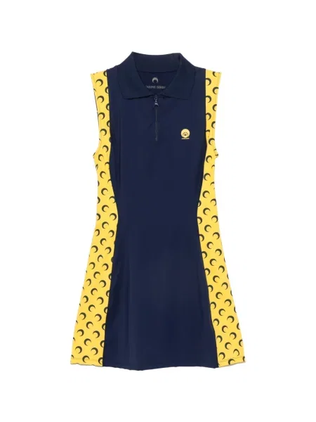 Rochie mini Marine Serre fără mâneci cu imagine albastru