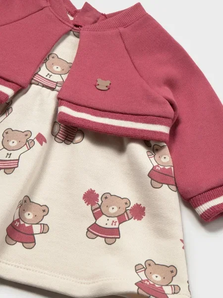 Mayoral Newborn розкльошена сукня з бавовною