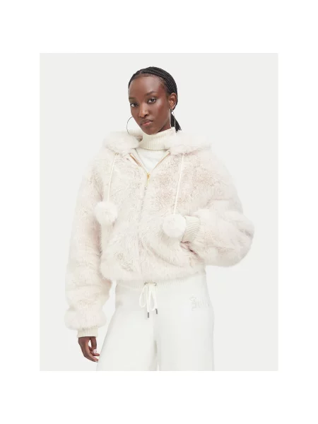 Juicy Couture Шуба Кремовий Regular Fit