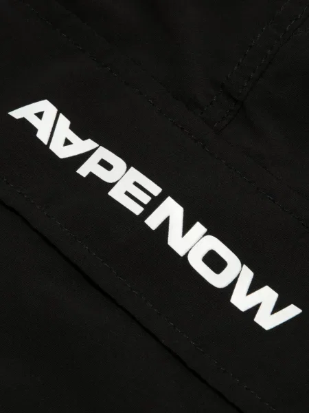 Pantaloni scurți cargo Aape By A Bathing Ape cu autograf