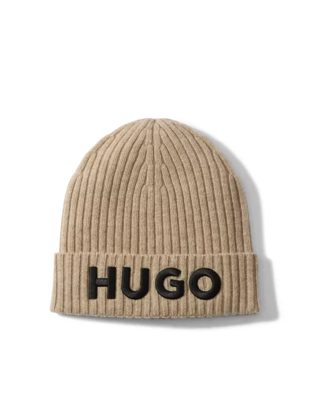 HUGO Căciulă bej negru