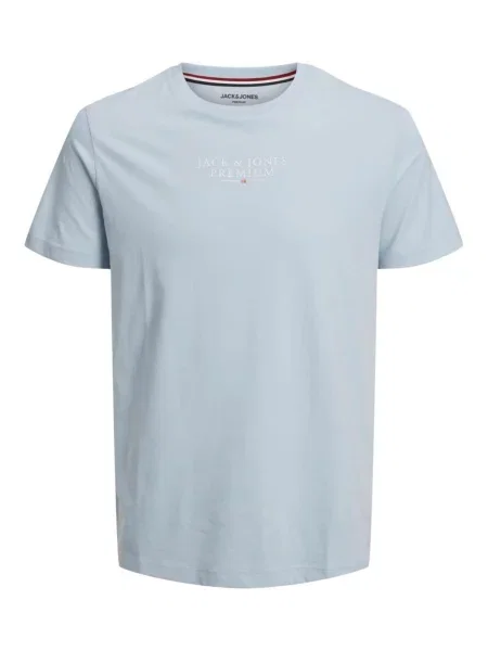 JACK & JONES Tricou JPRBLUArchie albastru pastel alb