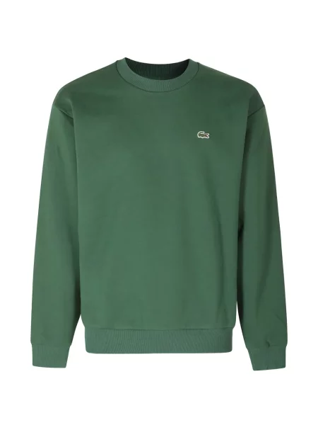 Pulover Lacoste cu autograf verde