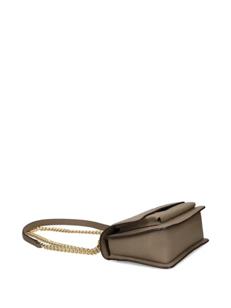 Geanta de piele Michael Michael Kors din piele gri