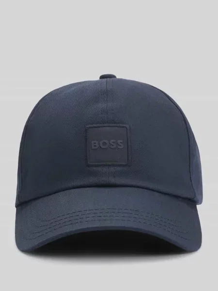 Czapka z daszkiem z czystej bawełny model DERREL' Boss Orange niebieska