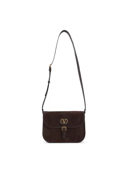 Torebka crossbody Valentino Garavani brązowa