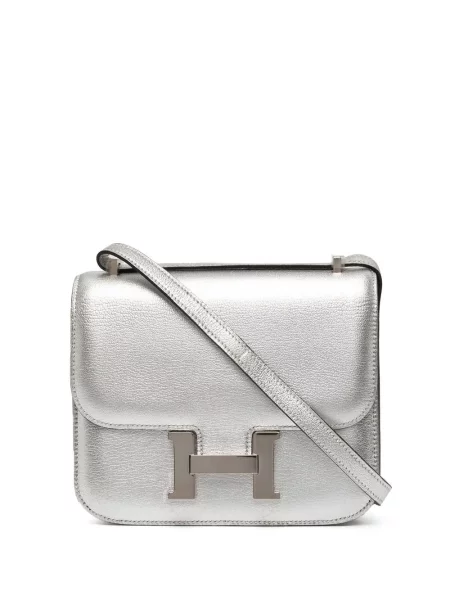 Kabelka Hermès Pre-owned stříbrná