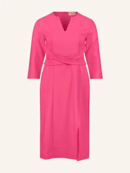 Cartoon Sukienka Ołówkowa Z Rękawami pink różowa