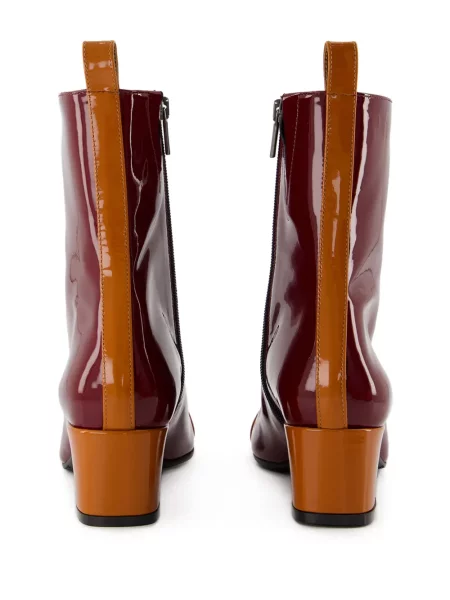 Botine Carel Paris roșu