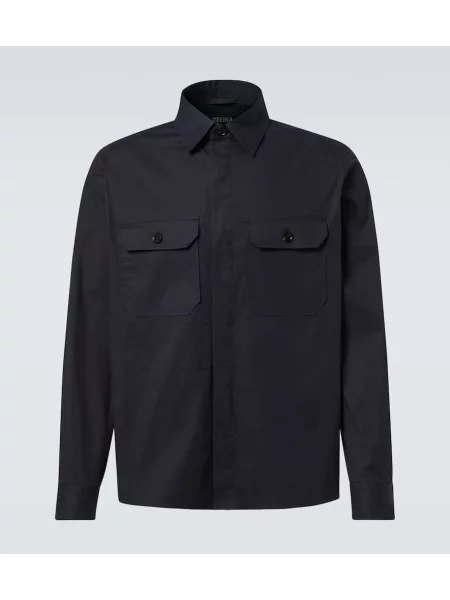 Košile Zegna modrá