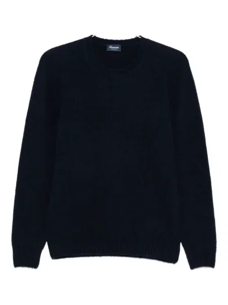 Pulover Drumohr din cașmir albastru