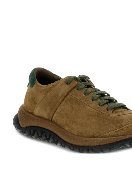 Маратонки Birkenstock с връзки с дантела кафяво