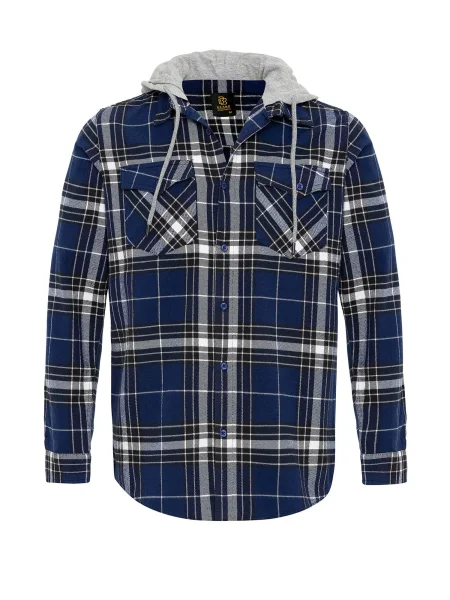 Jacey Quinn Přechodná bunda námořnická modř / šedá bílá