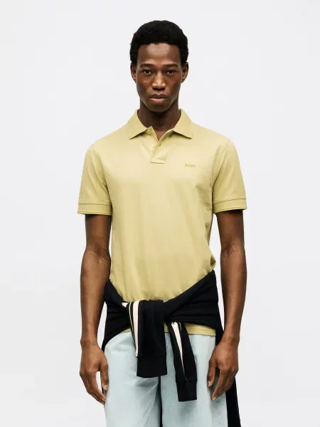BOSS Tricou Prime kaki verde