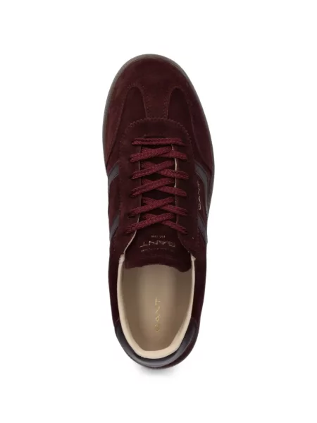 Hímzett bőr sneaker Gant barna