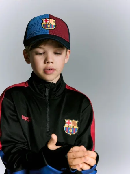 Reserved Tričko s dlhým rukávom FC Barcelona čierna