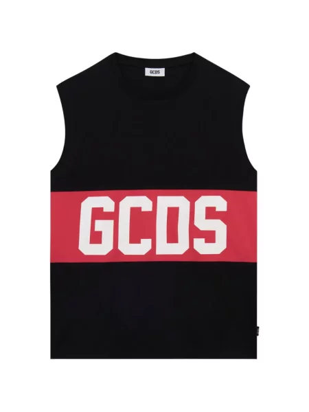 Tricou Gcds fără mâneci cu autograf negru