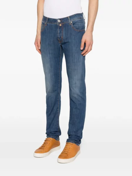 Pantaloni Jacob Cohën albastru