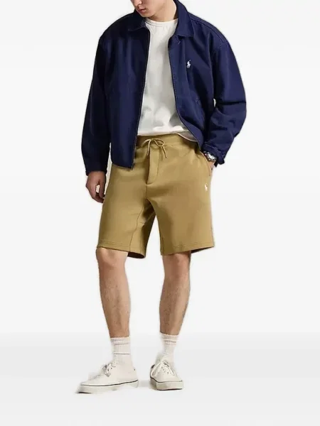 Pantaloni scurți Polo Ralph Lauren cu autograf albastru