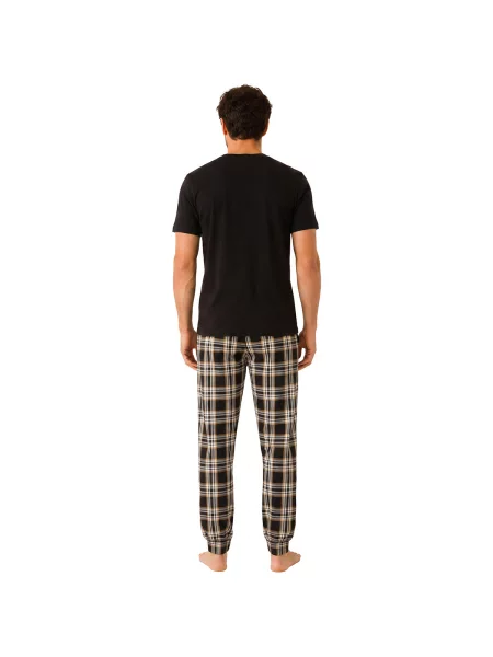 Pijamale Boss Black negru