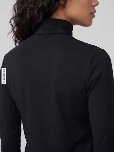 Bluzka z długim rękawem o kroju regular fit z mieszanki bawełny Marc O'polo Denim czarna