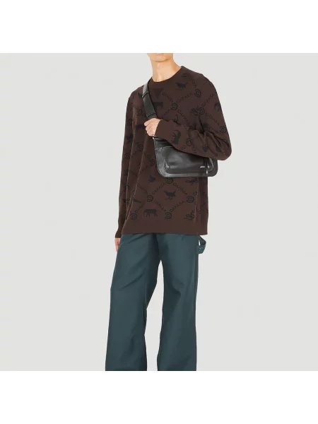 Sweter Capasa Milano brązowy