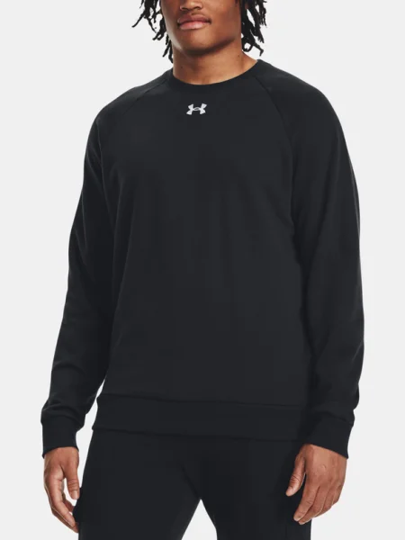 Hanorac Under Armour Rival Fleece Crew Black M negru