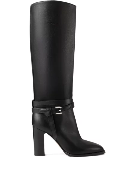 Botine Ralph Lauren Collection cu cataramă negru