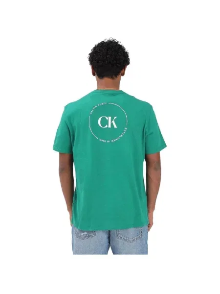 Tričko Calvin Klein Jeans zelená