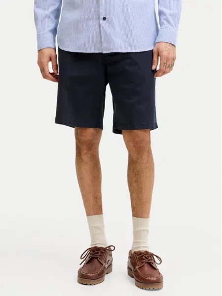 JACK & JONES „Chino“ stiliaus kelnės JPSTACE VANCE nakties mėlyna