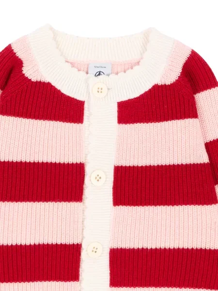 Kardigan dziecięcy Petit Bateau czerwony