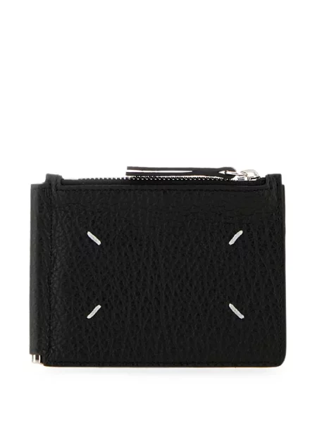 Portofel Maison Margiela din piele negru