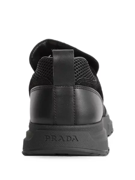 Sneakerși Prada plasă negru
